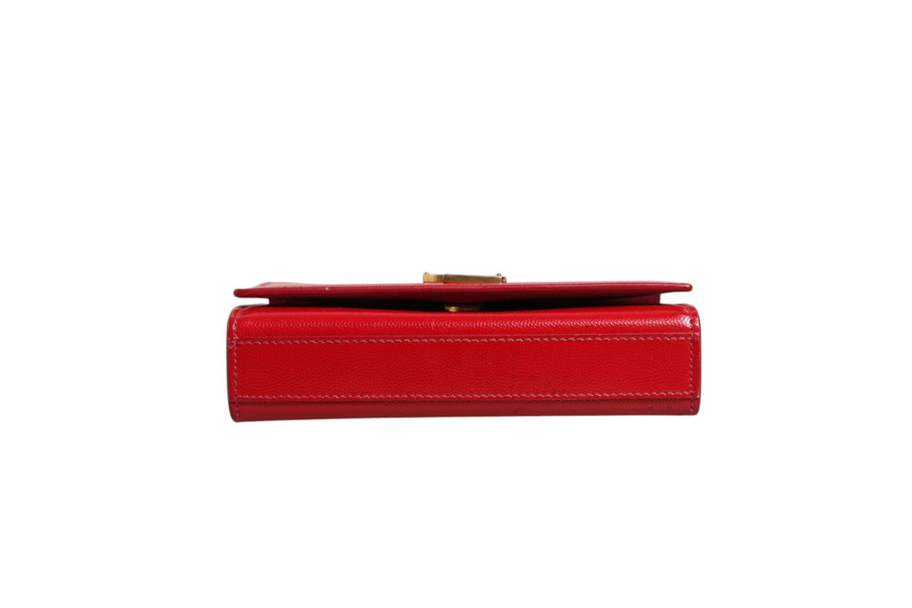 Saint Laurent Kate Red Leather Crossbody Women's Bag ( )