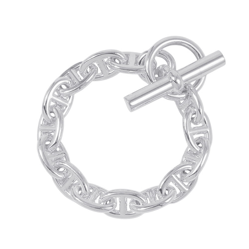 HERMES Chaine d'Ancre Bracelet 14 frames Size PM SV925