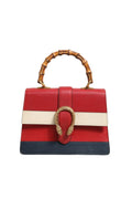 Gucci Dionysus Bamboo Medium Top Handle Bag White Blue Women's Red ( )