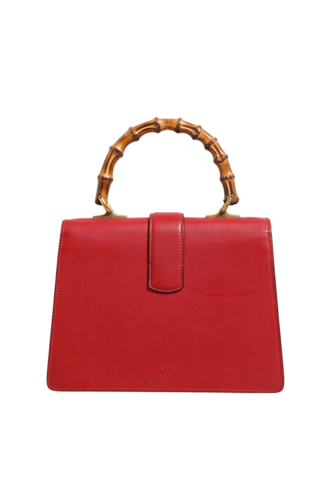 Gucci Dionysus Bamboo Medium Top Handle Bag White Blue Women's Red ( )