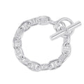 HERMES Chaine d'Ancre Bracelet 14 frames Size MM SV925