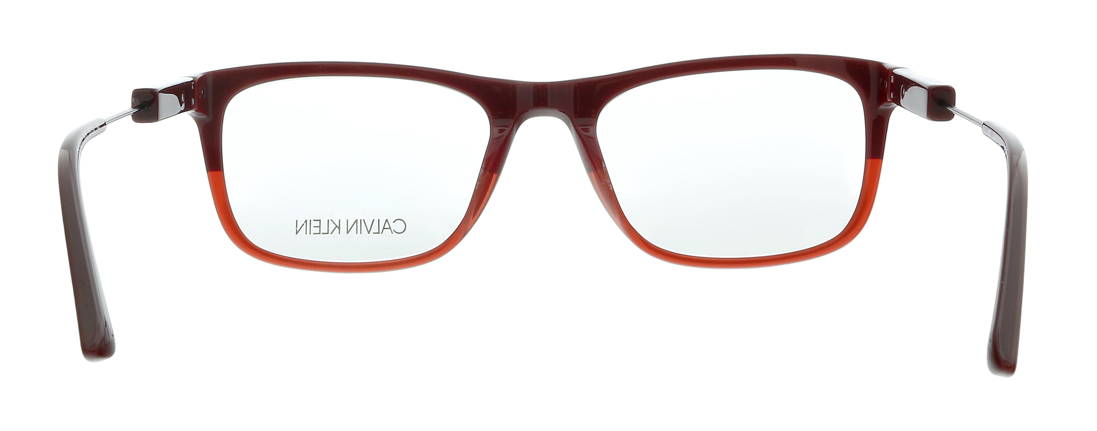 Calvin Klein Oxblood/Crystal Red Gradient Rectangle CK19707 615 Eyeglasses
