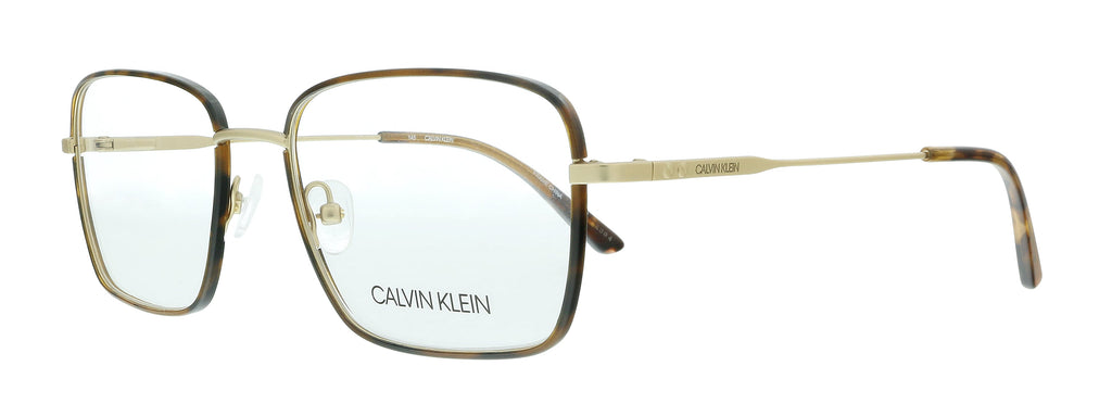 Calvin Klein Khaki Tortoise Rectangle CK20114 244 Eyeglasses