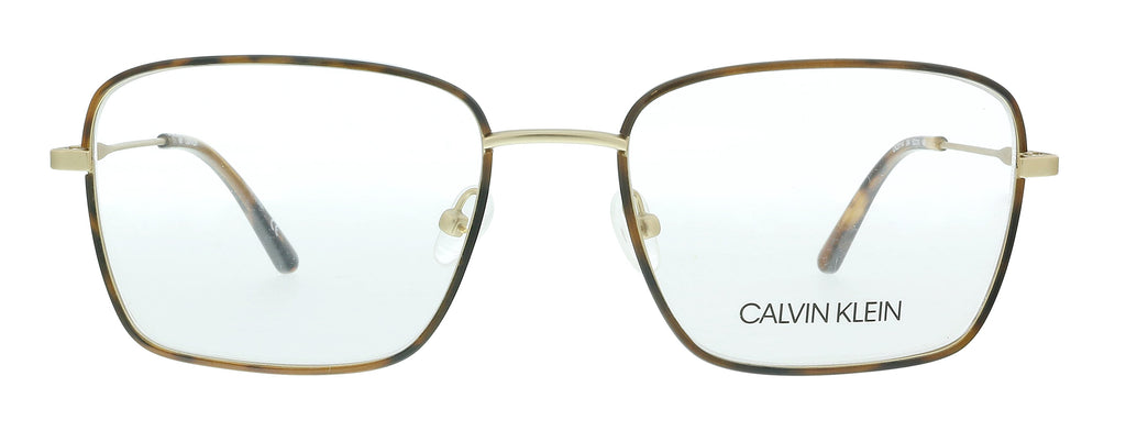 Calvin Klein Khaki Tortoise Rectangle CK20114 244 Eyeglasses