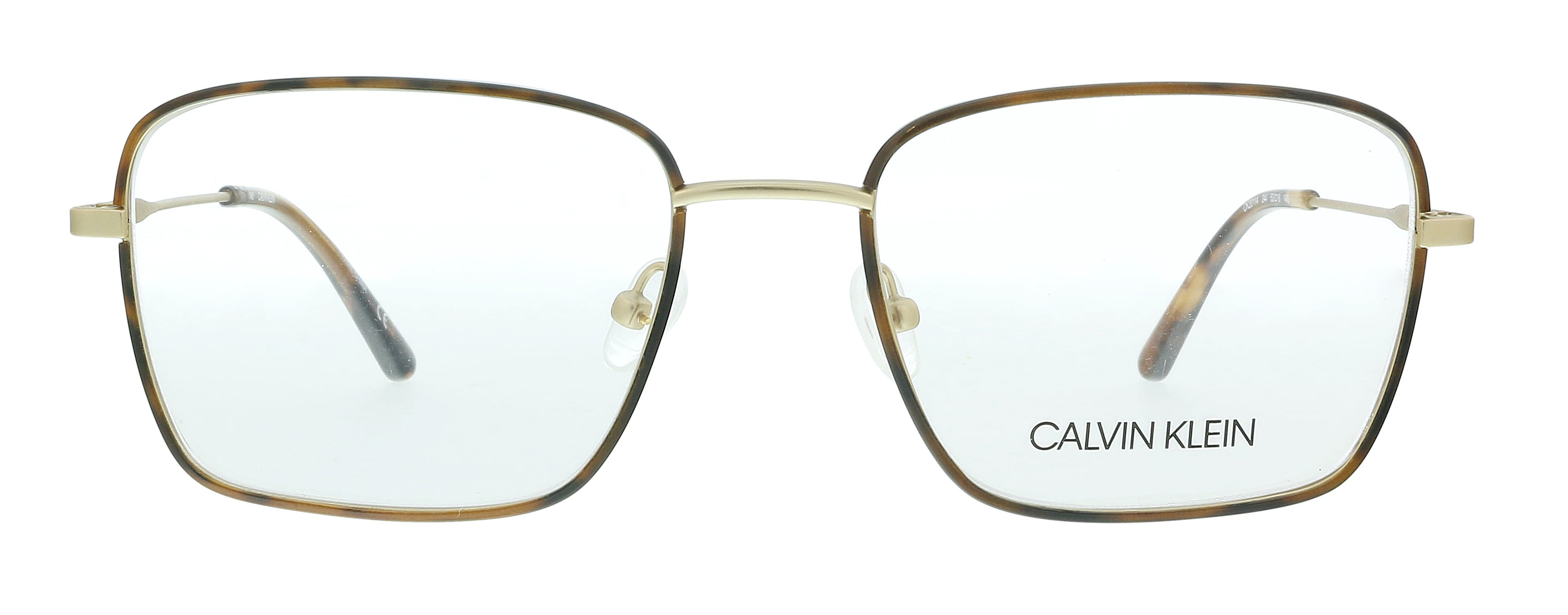 Calvin Klein Khaki Tortoise Rectangle CK20114 244 Eyeglasses