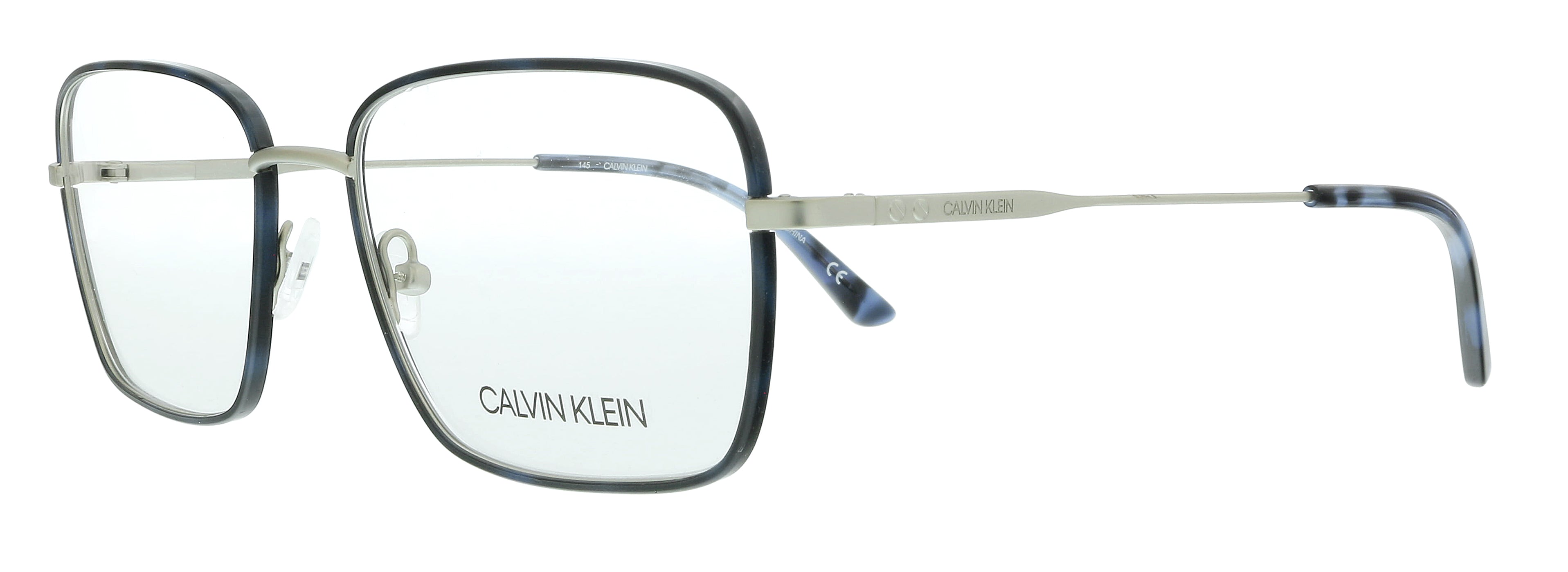 Calvin Klein Navy Tortoise Rectangle CK20114 456 Eyeglasses