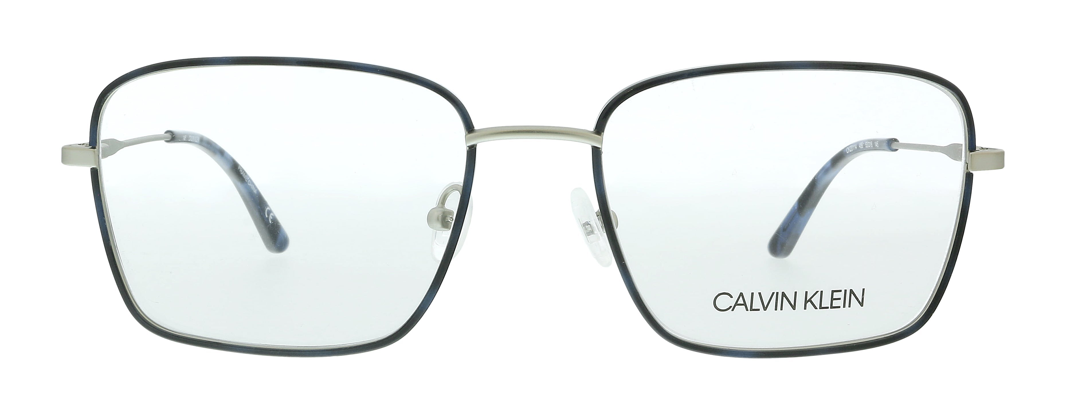 Calvin Klein Navy Tortoise Rectangle CK20114 456 Eyeglasses