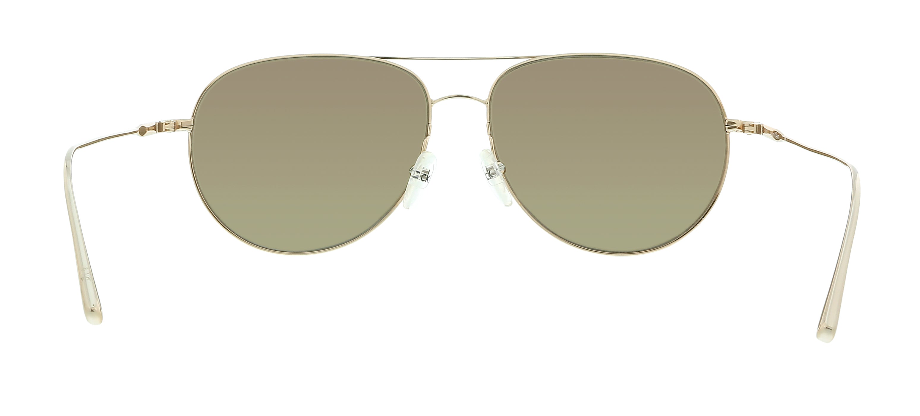 Calvin Klein Rose Gold Aviator CK2155S 717 Sunglasses