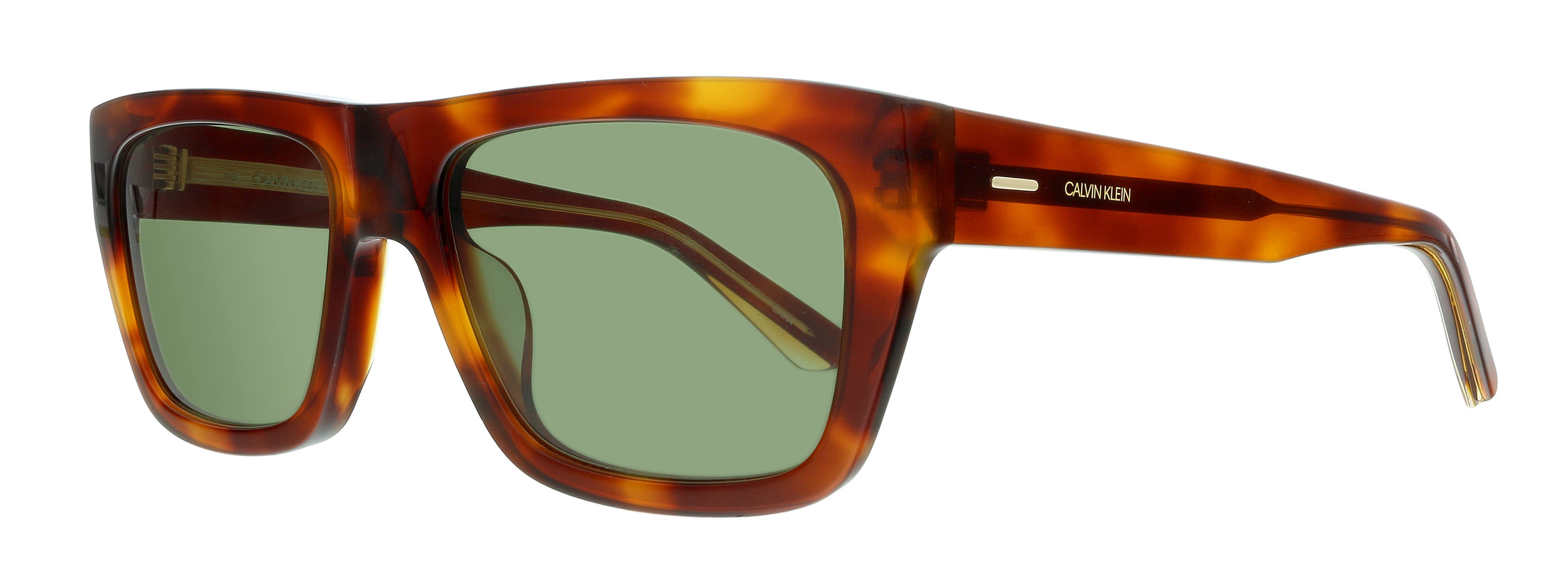 Calvin Klein CK20539S 259 Honey Tortoise Rectangle Sunglasses