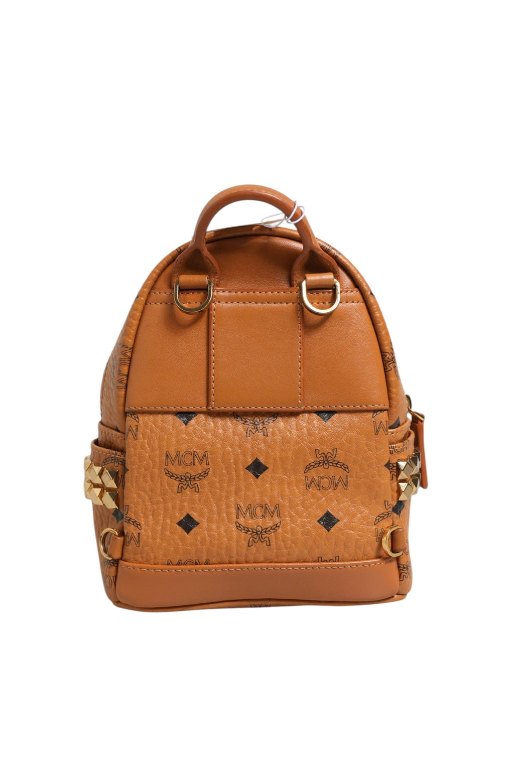 MCM Stark Mini Backpack in Visetos Women's Cognac ( )