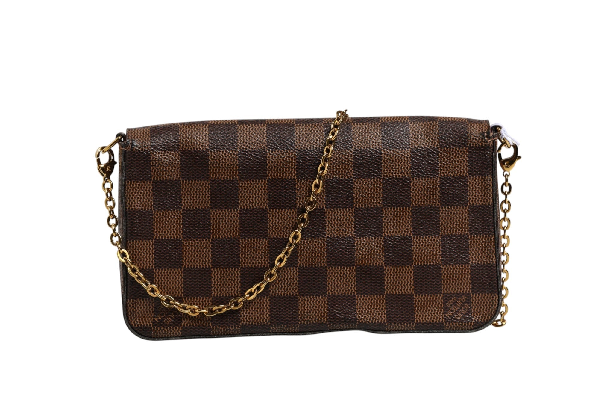 Louis Vuitton Damier Ebene Pochette Felice Chain Women's Wallet ( )