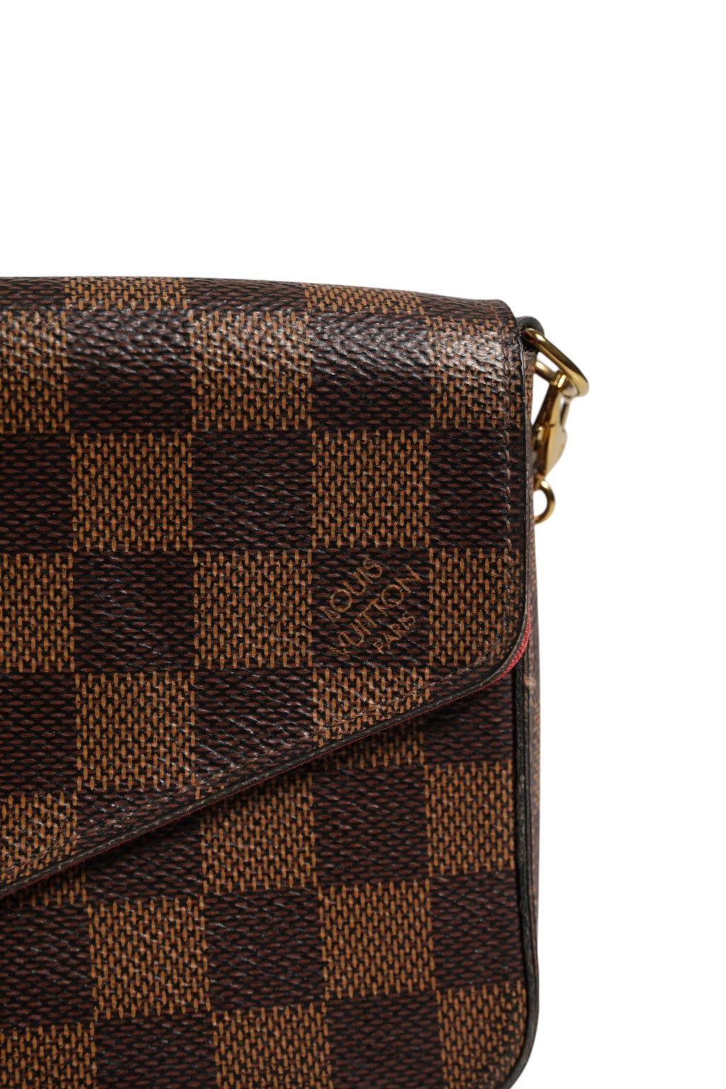 Louis Vuitton Damier Ebene Pochette Felice Chain Women's Wallet ( )