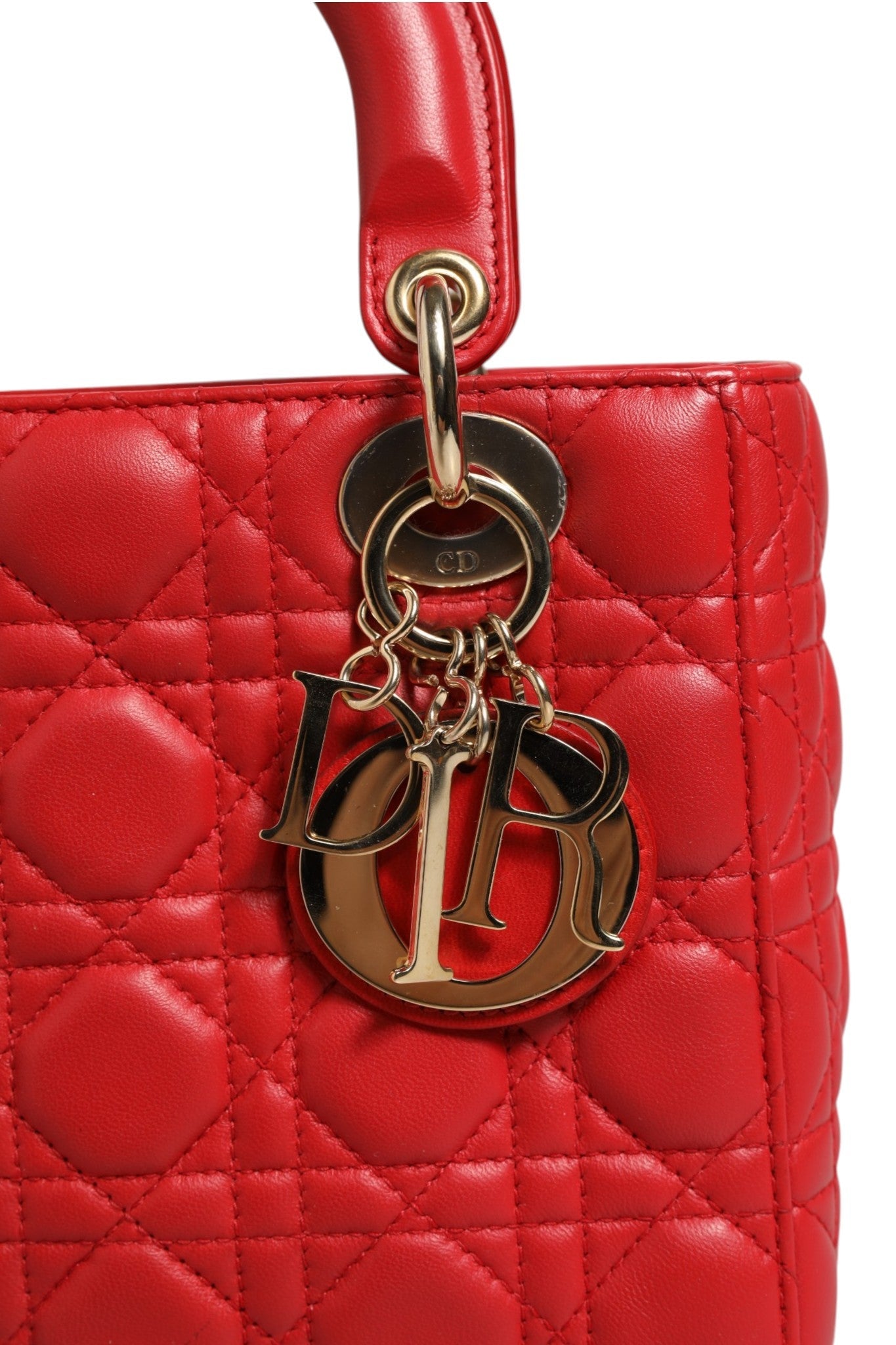 Christian Dior Lady Dior Cannage Leather Women's Handbag ( )