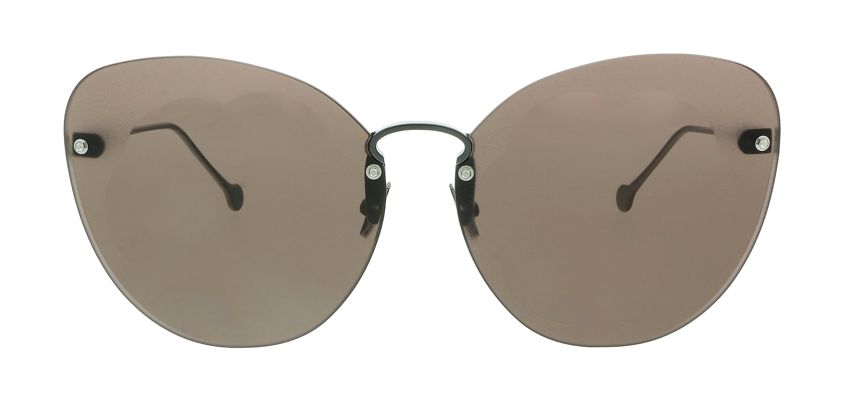 Salvatore Ferragamo Shiny Gunmetal/Maple Butterfly SF178S FIORE 067 Sunglasses