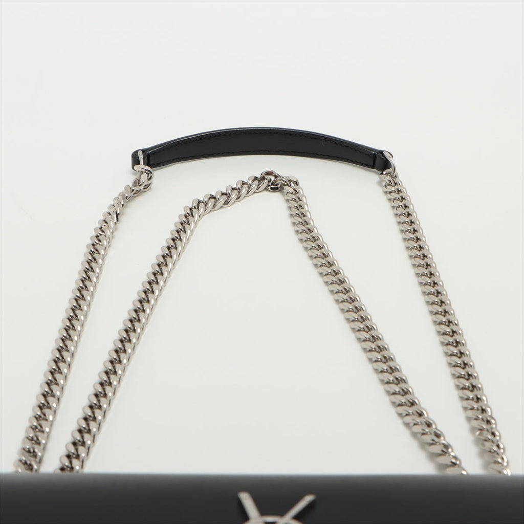 Saint Laurent Black Smooth Calfskin Leather Sunset Medium Chain Bag [Clearance Sale]