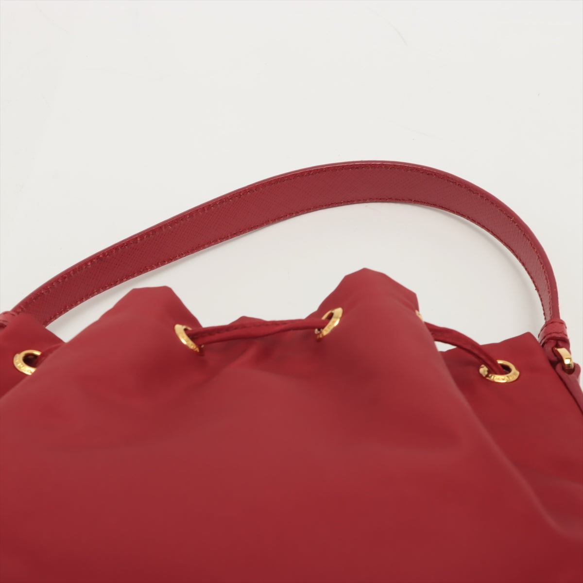 Prada Red Duet Re-Nylon Bucket Bag [Clearance Sale]
