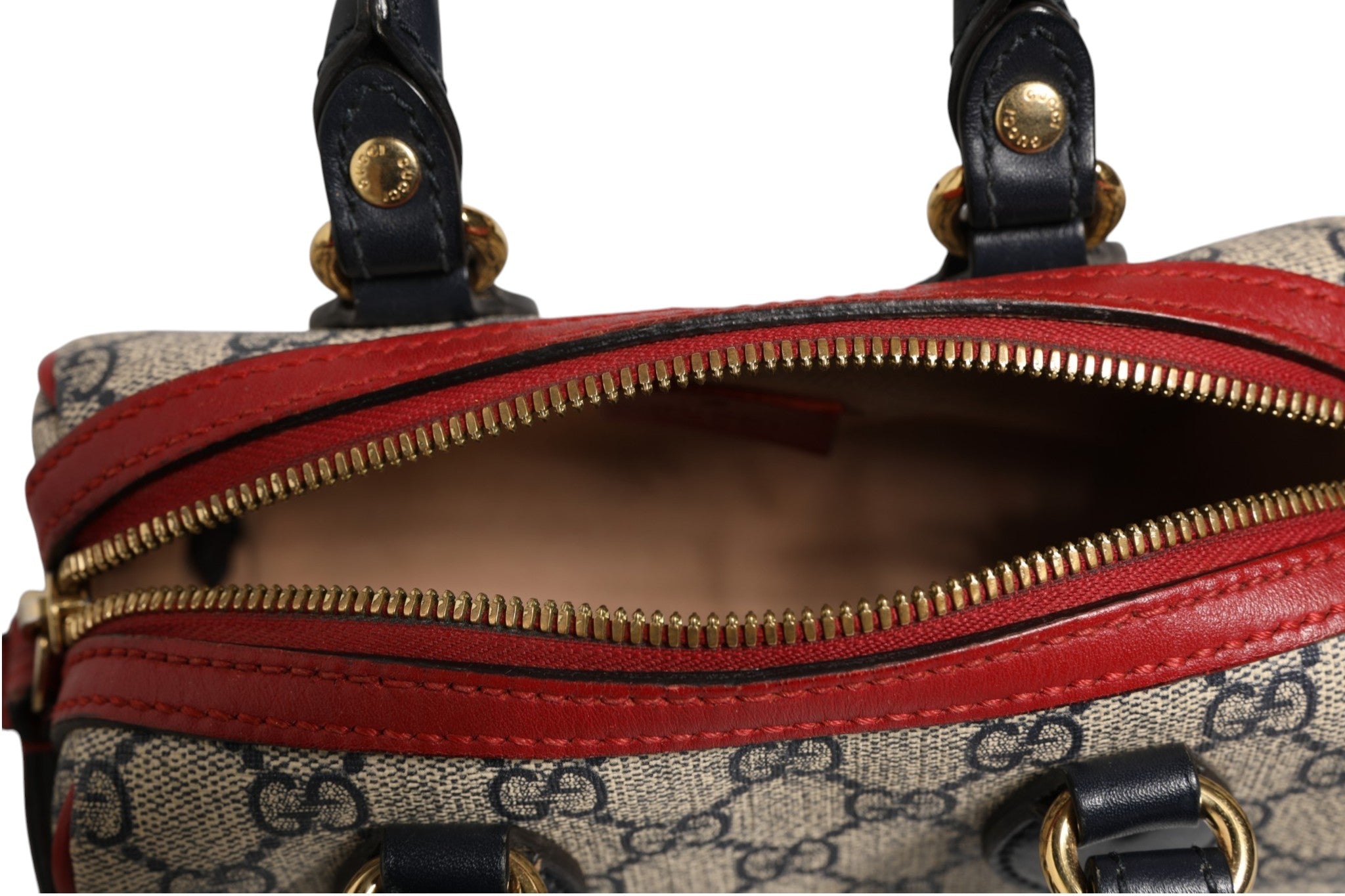 Gucci Gucci GG Supreme Mini Boston Women's Bag ( )