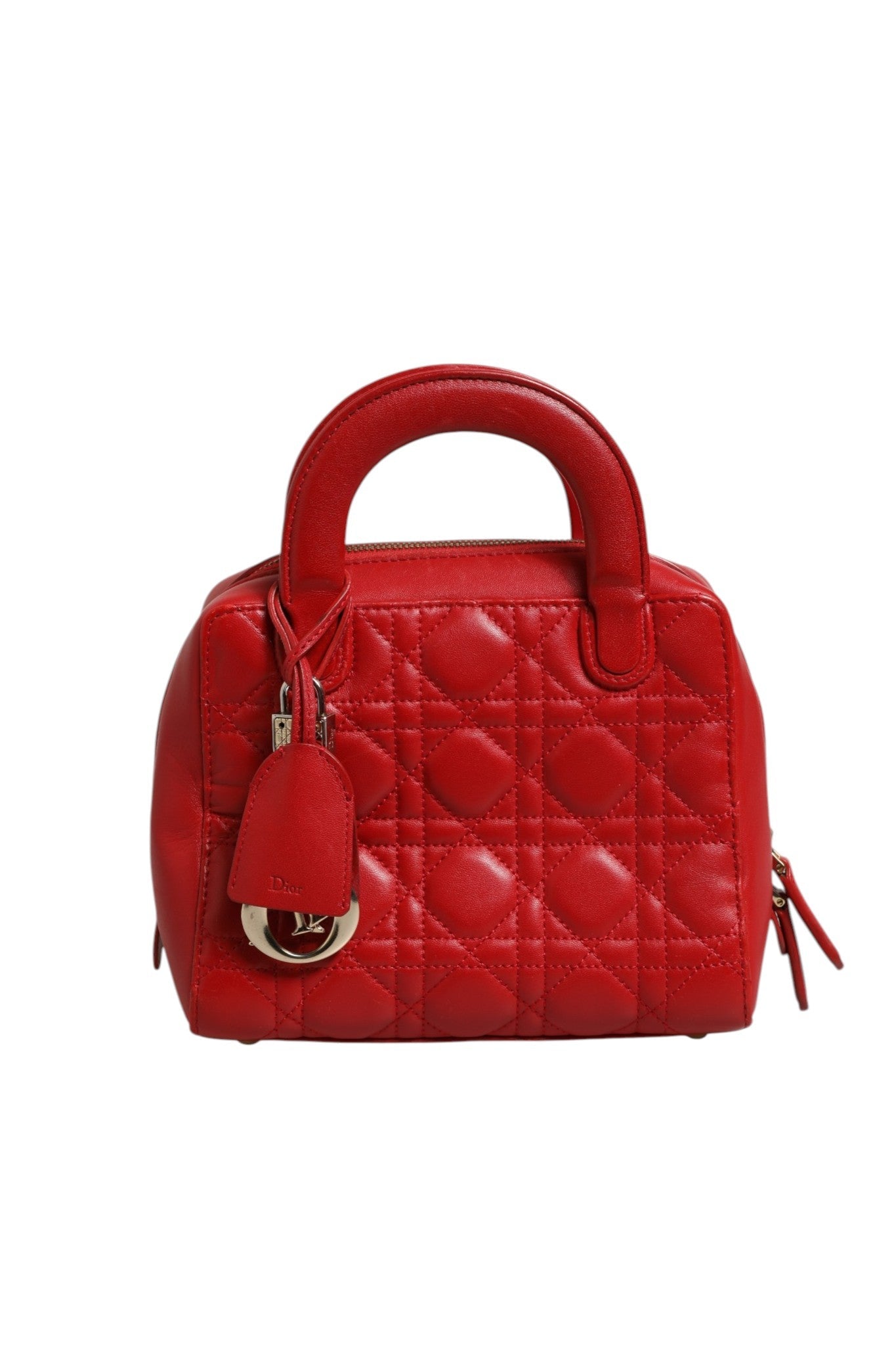 Christian Dior Small Dior Toujours Bag Black Macrocannage Women's Calfskin ( )