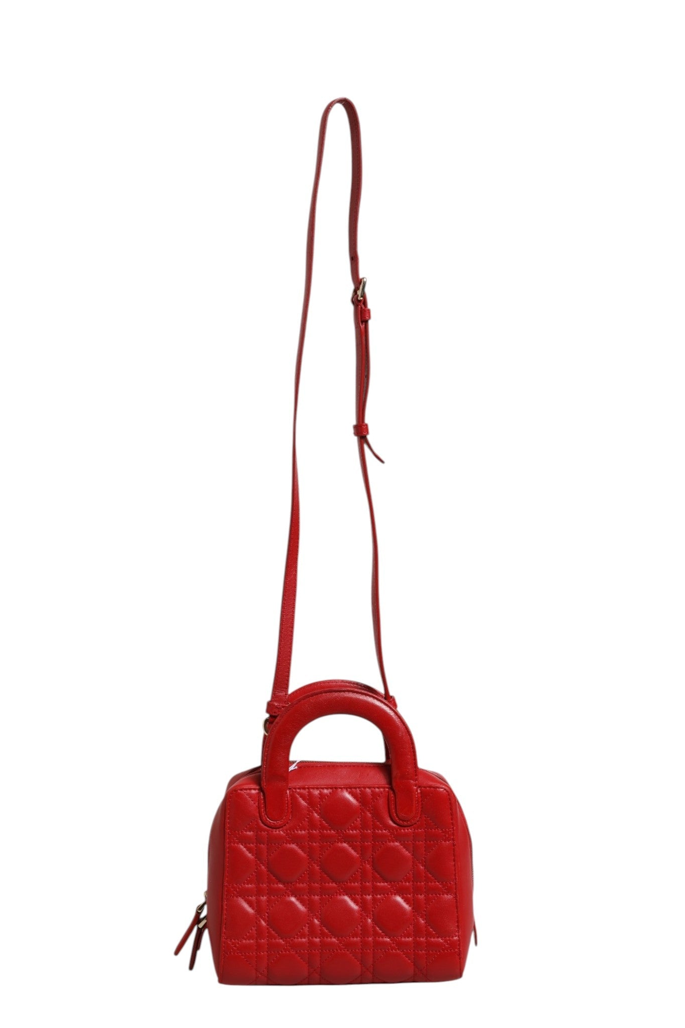 Christian Dior Small Dior Toujours Bag Black Macrocannage Women's Calfskin ( )
