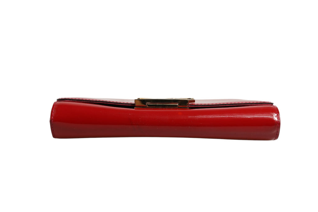 Louis Vuitton Louise PM Red Patent Leather Wallet On Women's Chain ( )