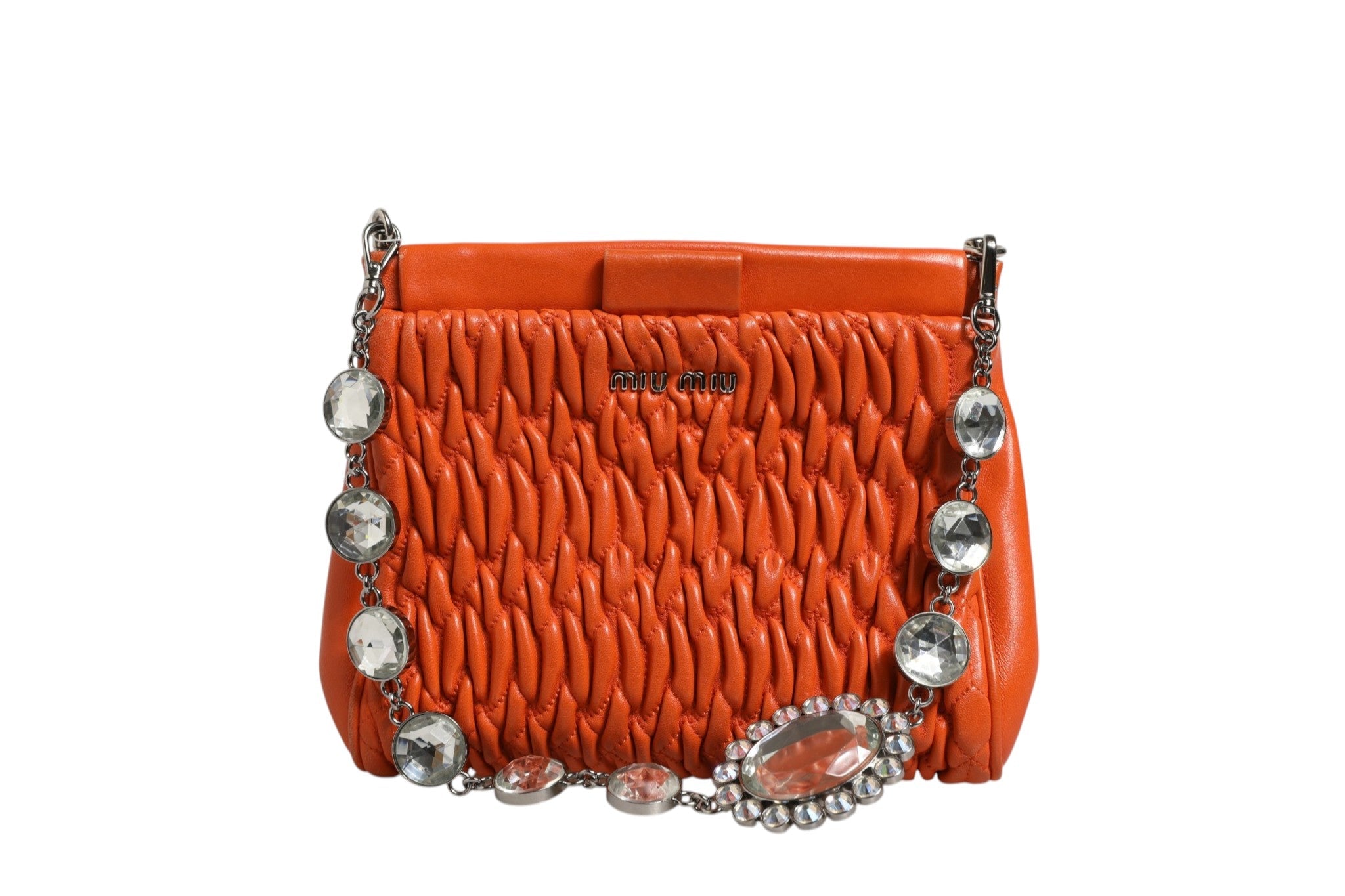 Miu Miu Orange crystal Women's crossbodybag ( )
