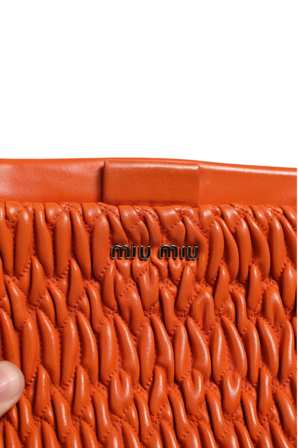 Miu Miu Orange crystal Women's crossbodybag ( )