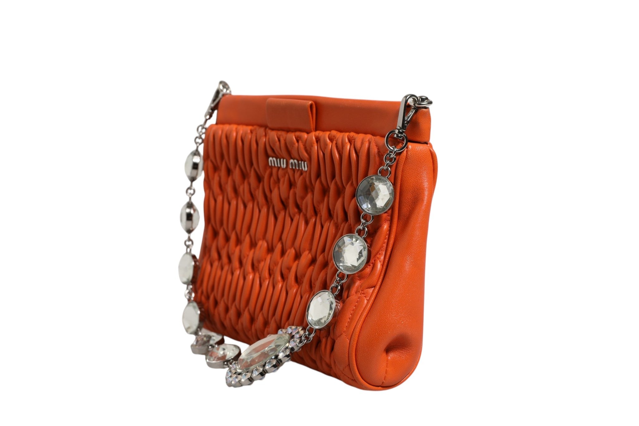 Miu Miu Orange crystal Women's crossbodybag ( )