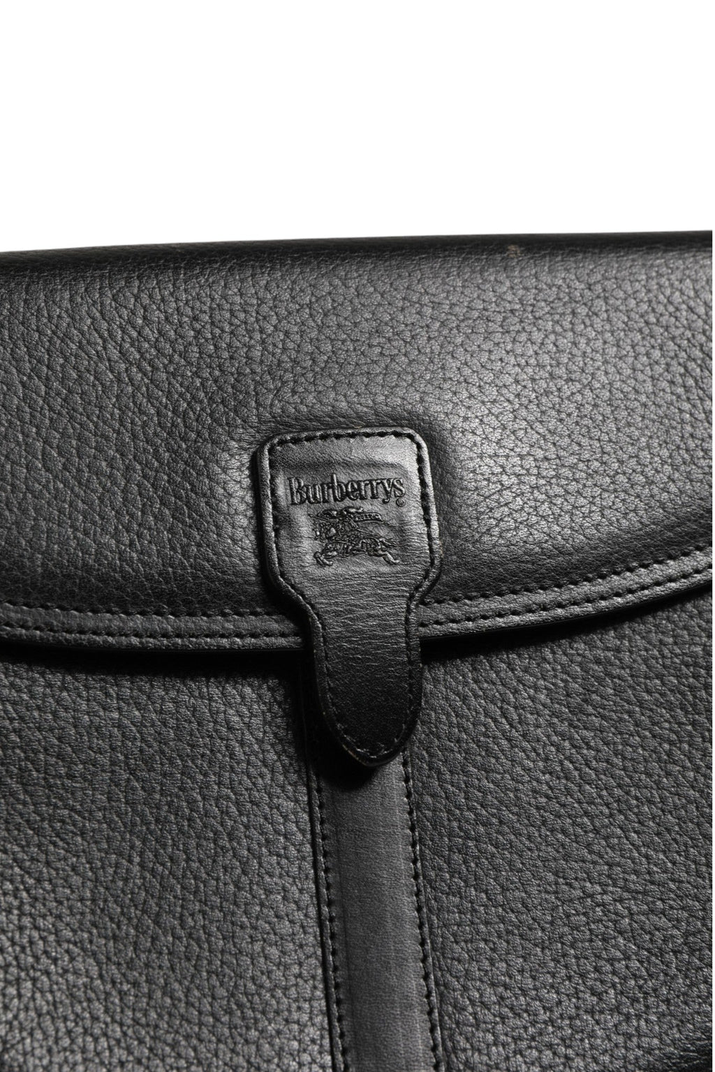 Burberry Black and Gold leather logo crossbody Women's bag ( )