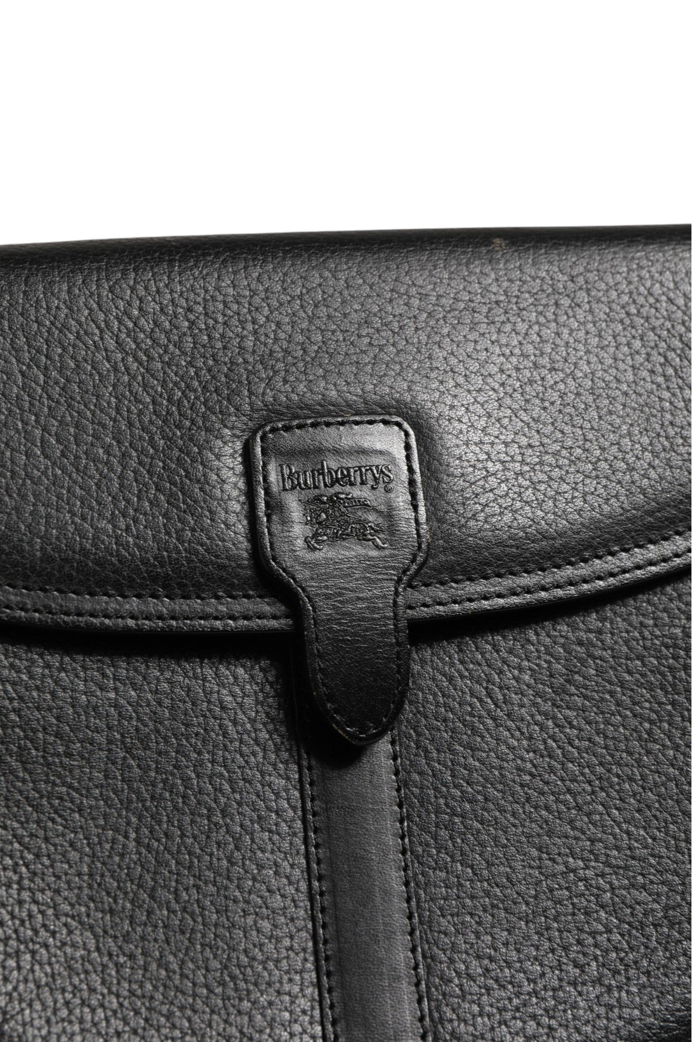 Burberry Black and Gold leather logo crossbody Women's bag ( )