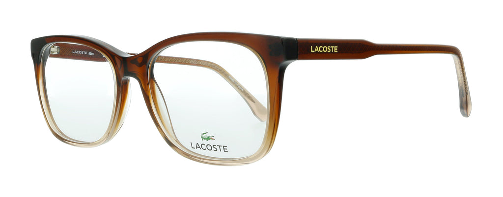 Lacoste Brown Gradient Modified Rectangle L2870 210 Eyeglasses