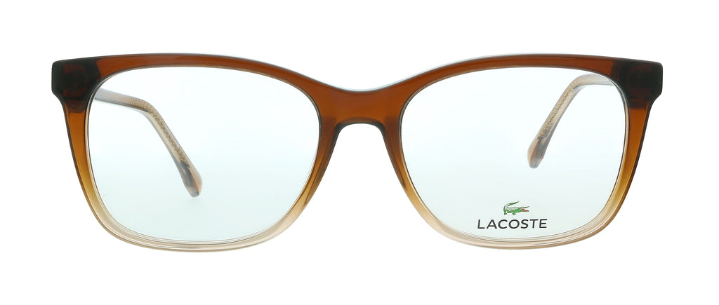 Lacoste Brown Gradient Modified Rectangle L2870 210 Eyeglasses