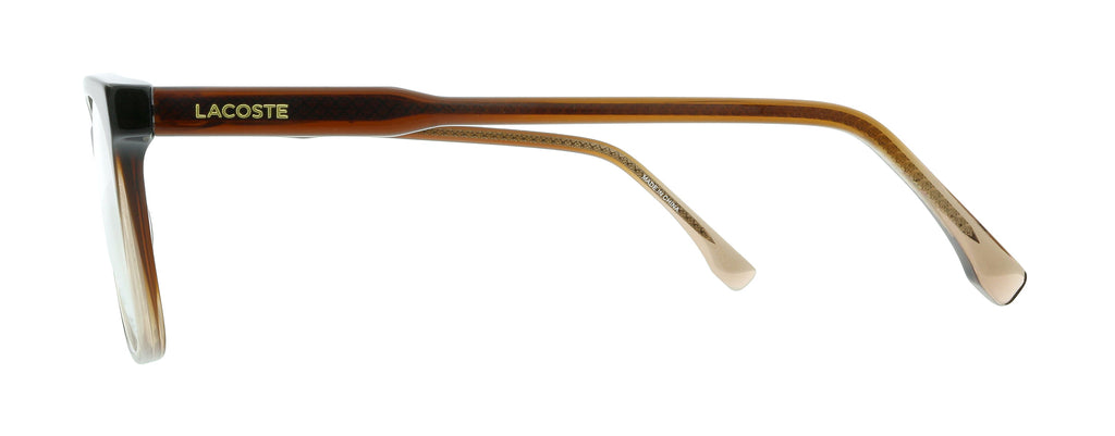 Lacoste Brown Gradient Modified Rectangle L2870 210 Eyeglasses