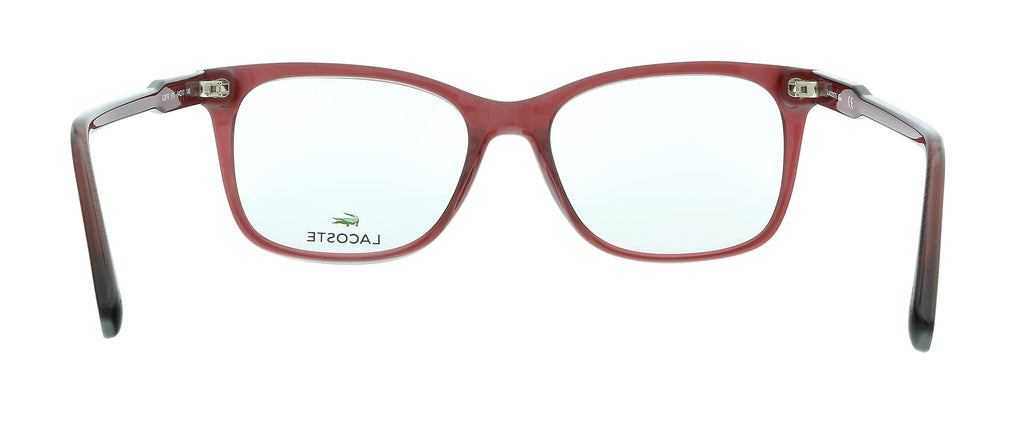 Lacoste Red Wine Modified Rectangle L2870 615 Eyeglasses
