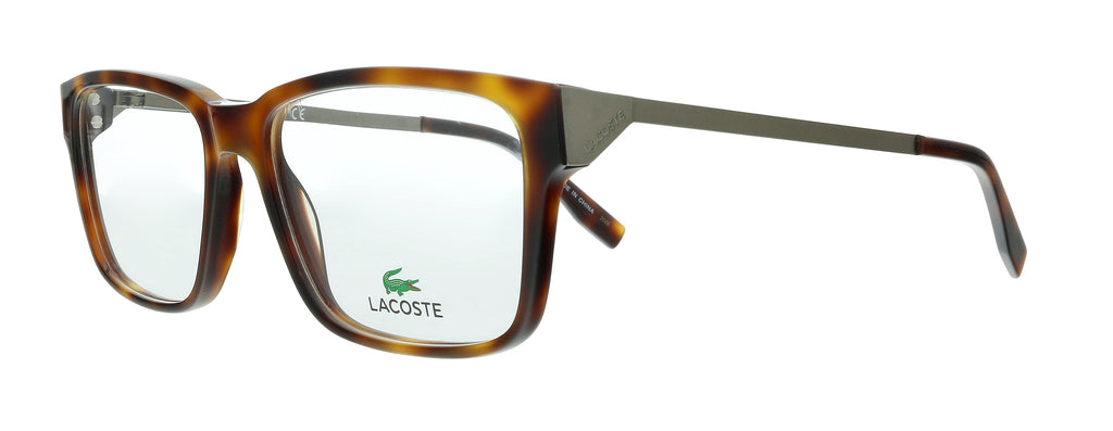 Lacoste Havana Modified Rectangle L2867 214 Eyeglasses