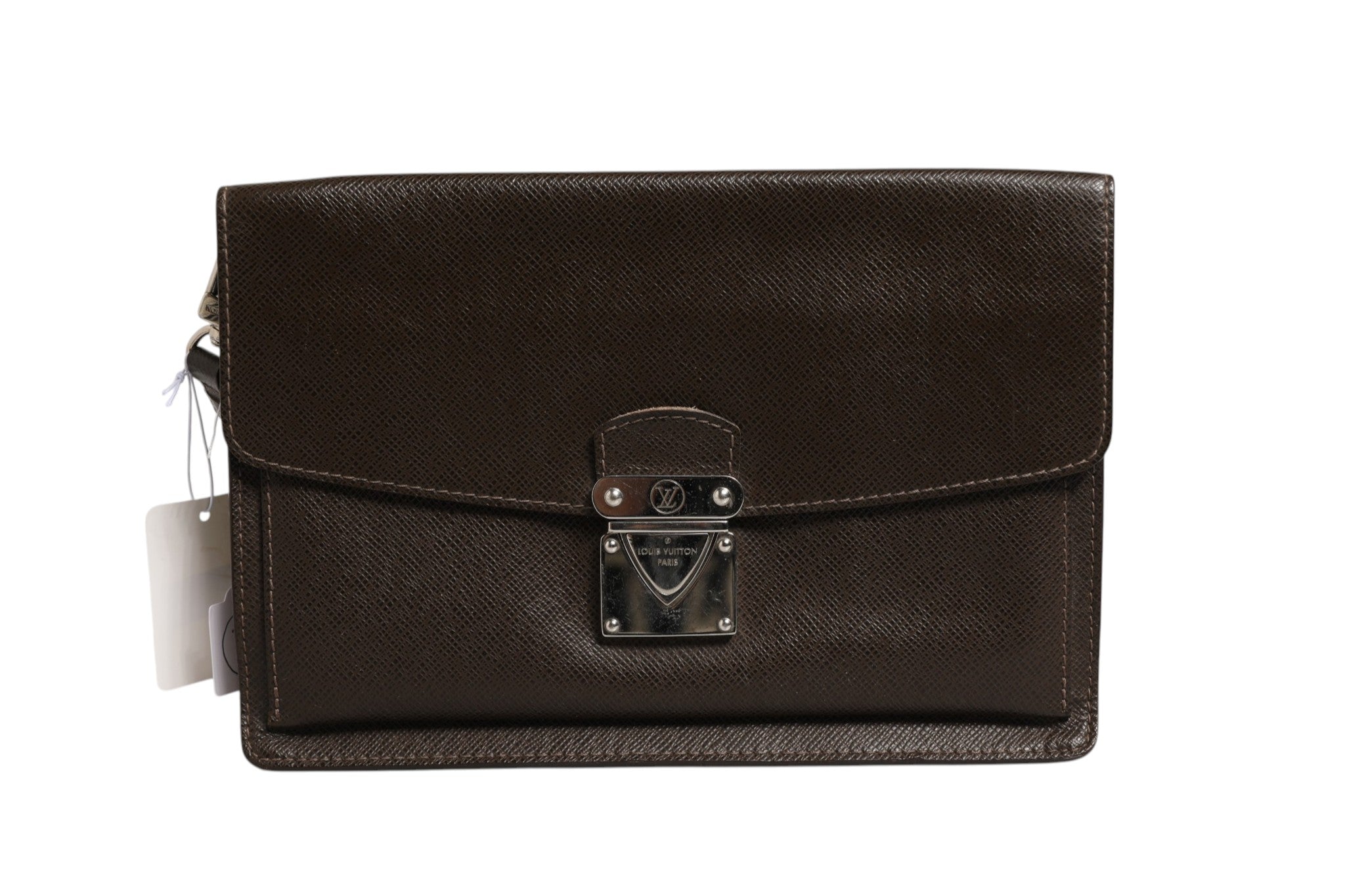 Louis Vuitton Belaia Clutch Taiga Women's Leather ( )