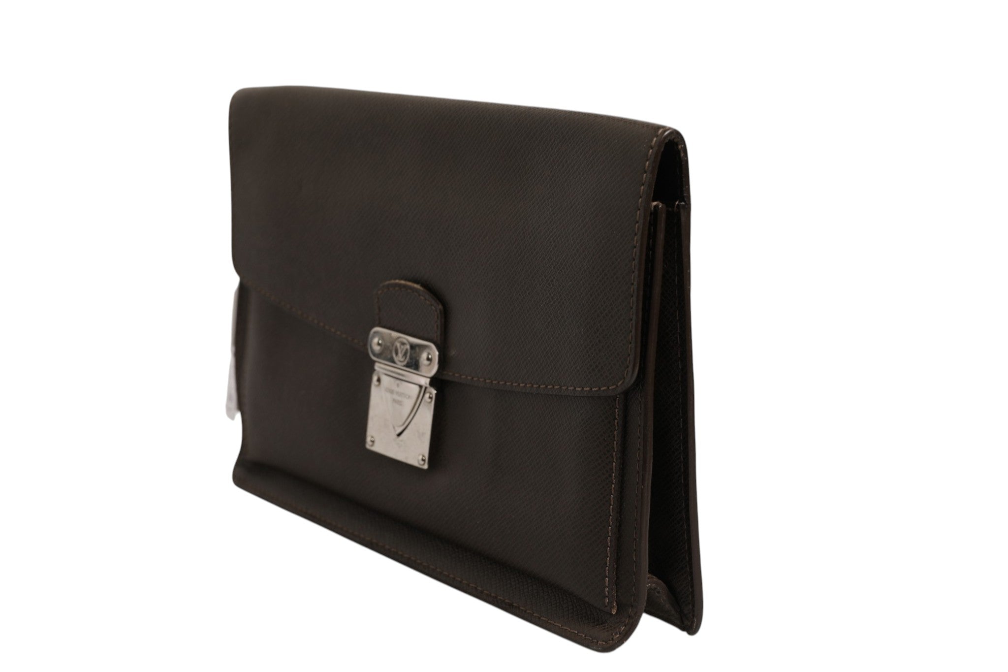 Louis Vuitton Belaia Clutch Taiga Women's Leather ( )