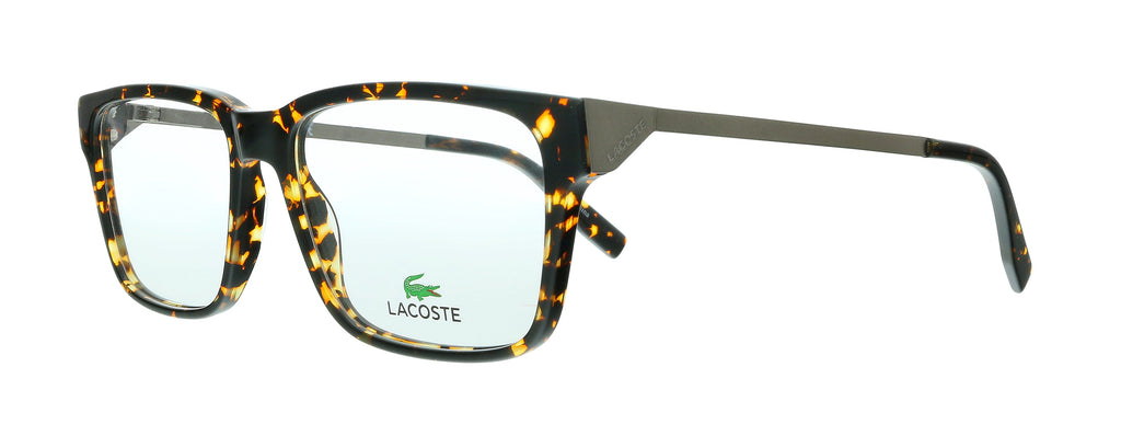 Lacoste Dark Havana Modified Rectangle L2867 220 Eyeglasses