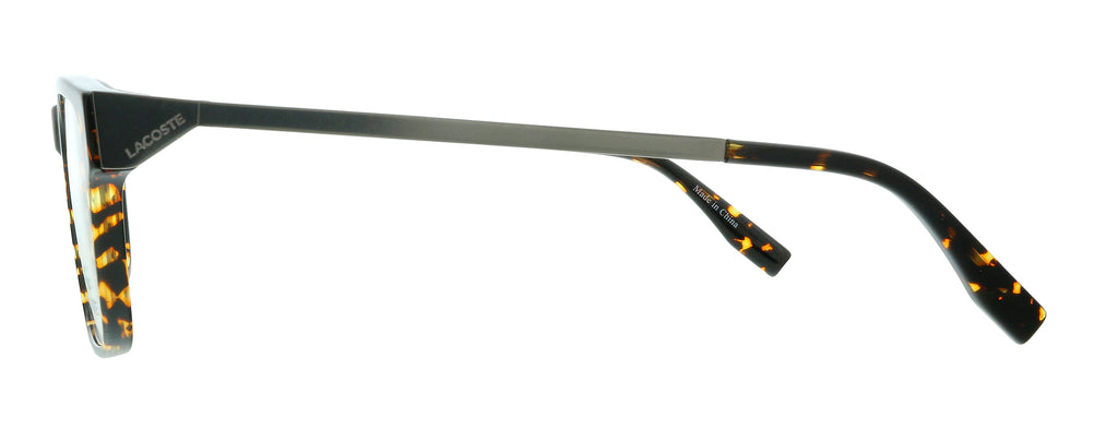 Lacoste Dark Havana Modified Rectangle L2867 220 Eyeglasses