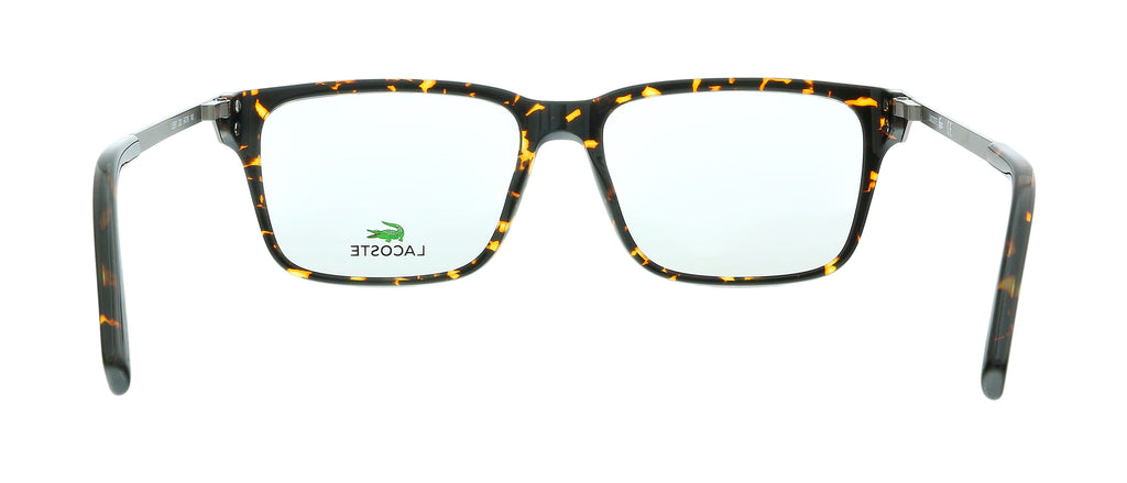 Lacoste Dark Havana Modified Rectangle L2867 220 Eyeglasses