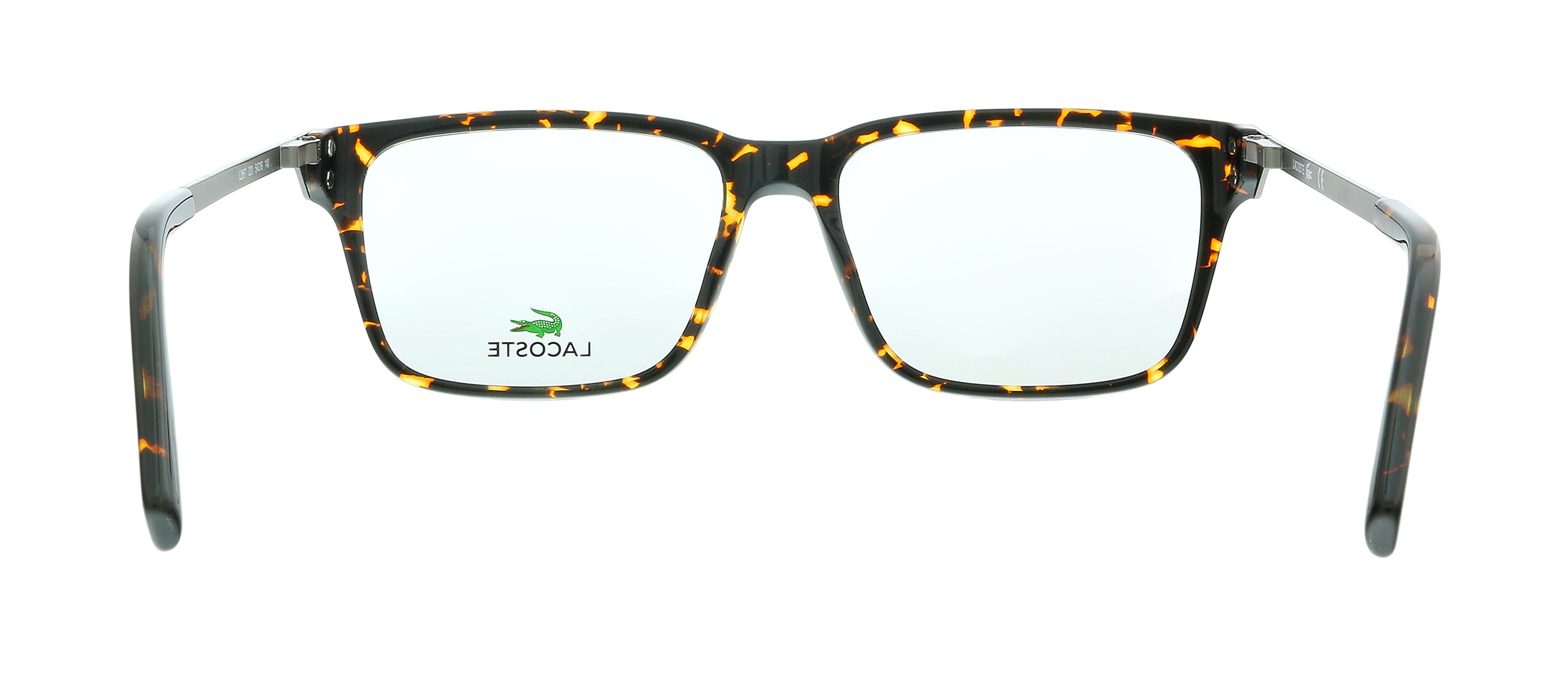 Lacoste Dark Havana Modified Rectangle L2867 220 Eyeglasses