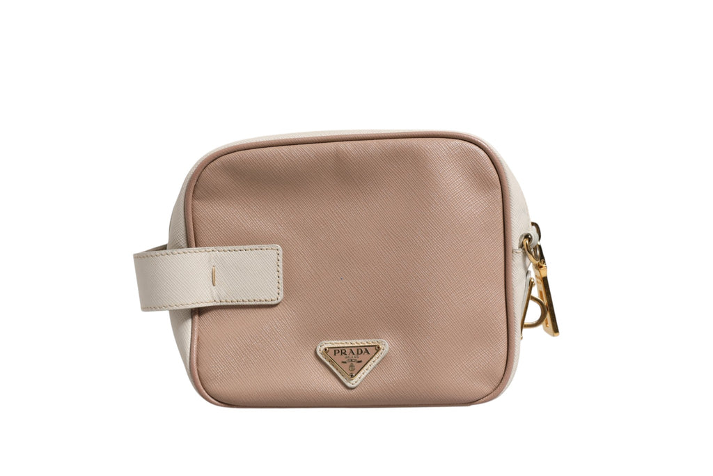 Prada Clay Gray Small Leather Shoulder Women's Bag ( )