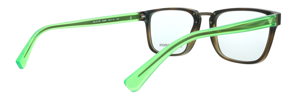 Emporio Armani Blue Havana Cat Eye 0EA3099 5542 Eyeglasses