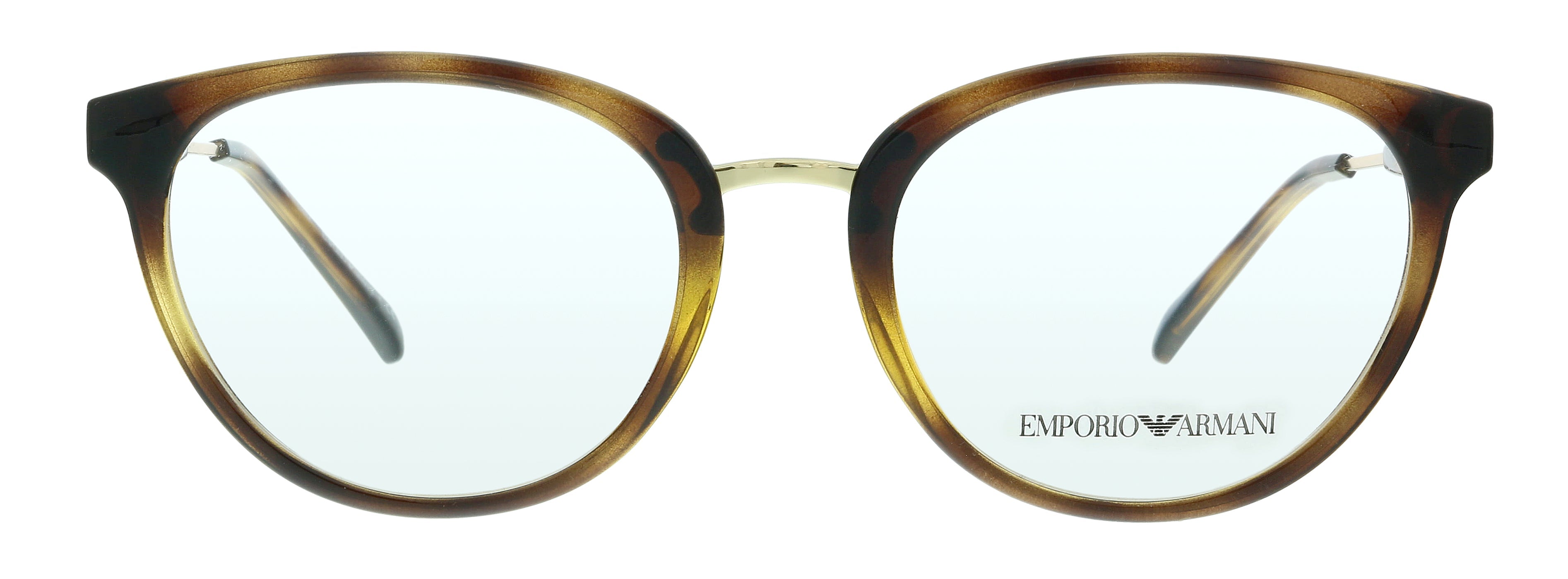 Emporio Armani Shiny Havana Butterfly 0EA3166 5089 Eyeglasses
