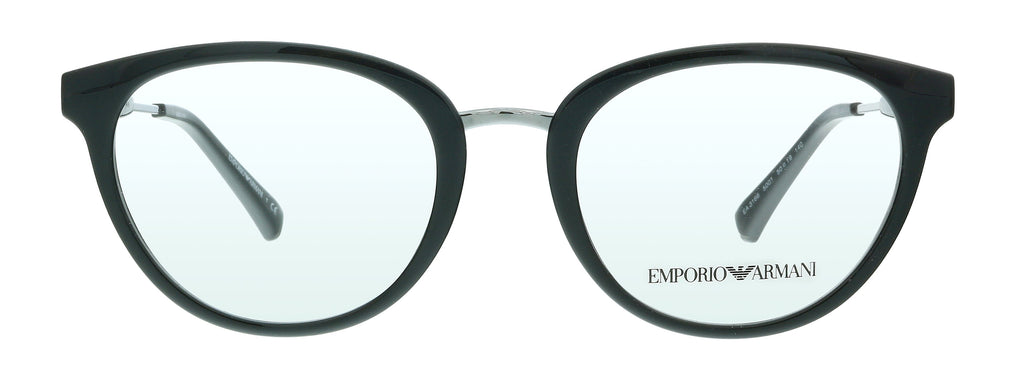 Emporio Armani Shiny Black Butterfly 0EA3166 5001 Eyeglasses