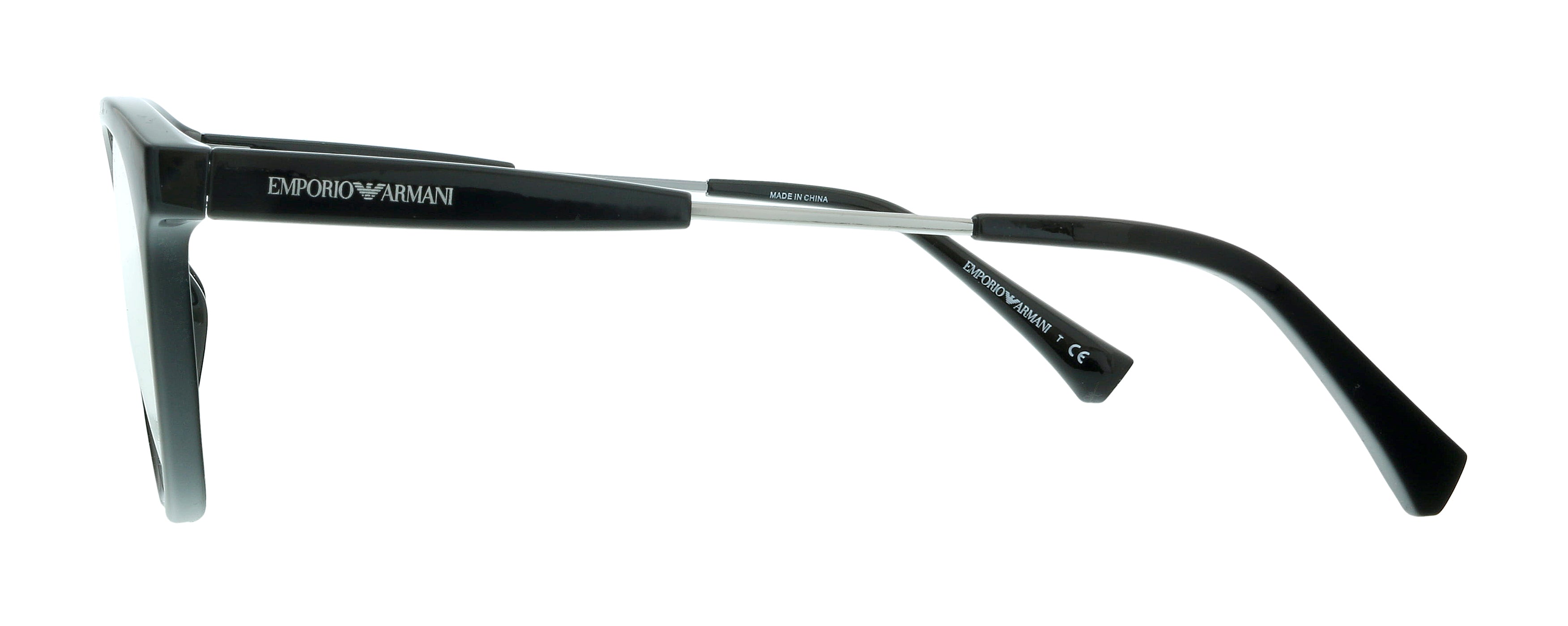 Emporio Armani Shiny Black Butterfly 0EA3166 5001 Eyeglasses