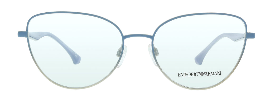 Emporio Armani Matte Light Blue & Silver Butterfly 0EA1104 3319 Eyeglasses