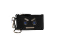 Fendi Vitello Liberty Studded Coin Pouch Key Case Women's Ardesia ( )