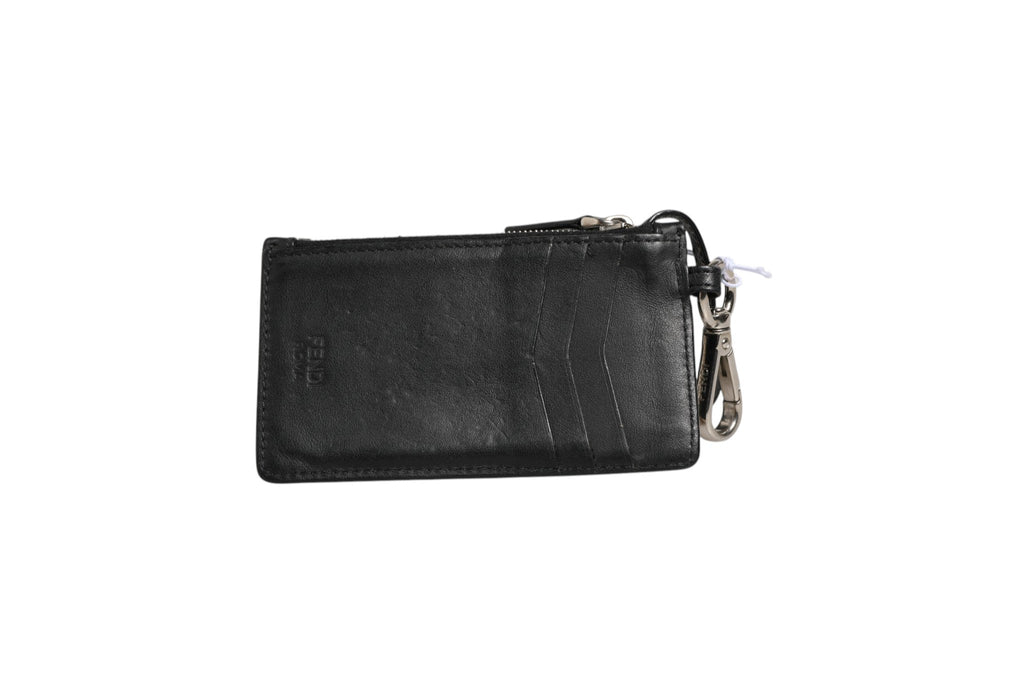 Fendi Vitello Liberty Studded Coin Pouch Key Case Women's Ardesia ( )
