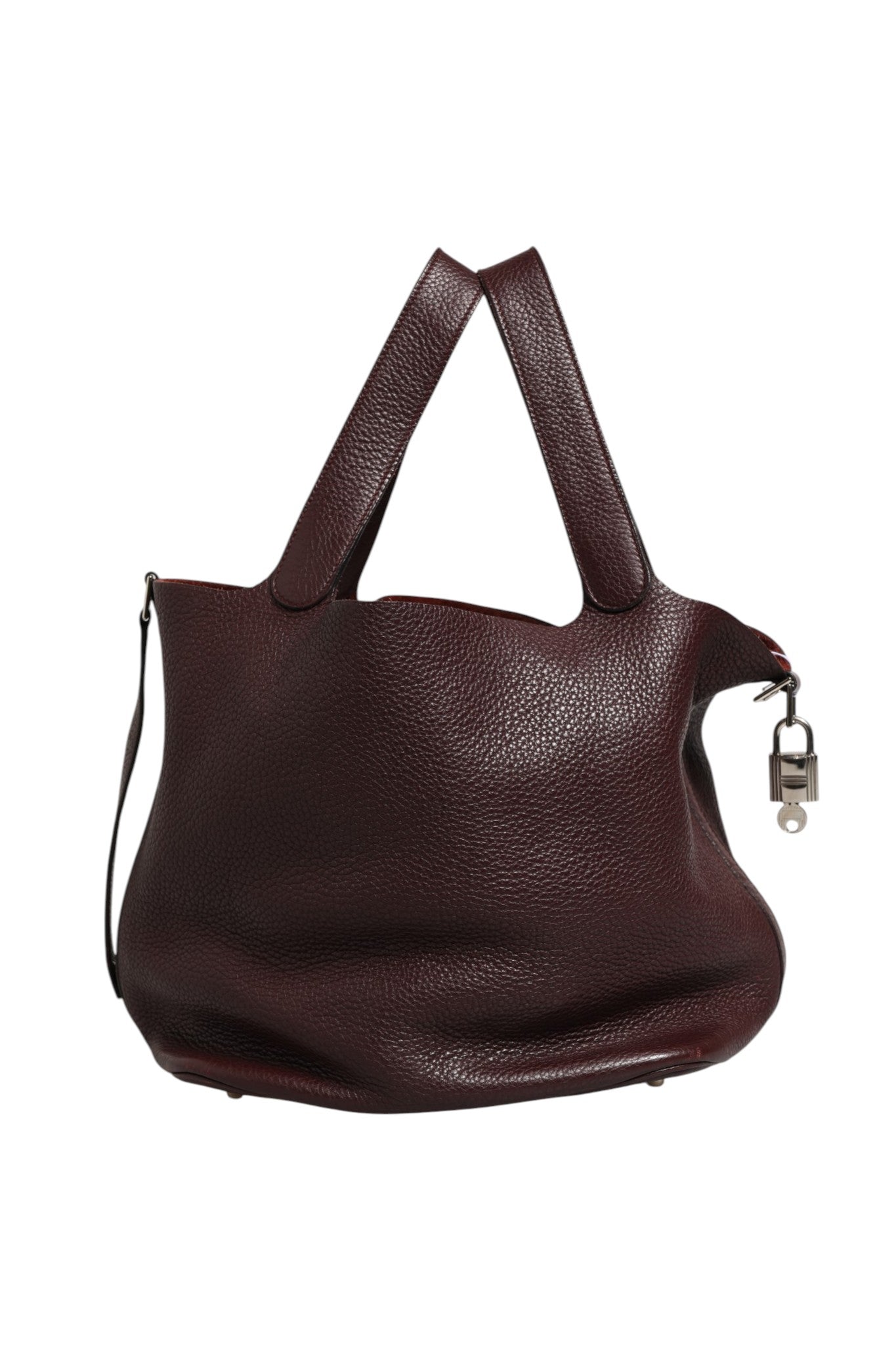 Hermès Picotin Taurillon Clemence Chocolate Women's Handbag ( )