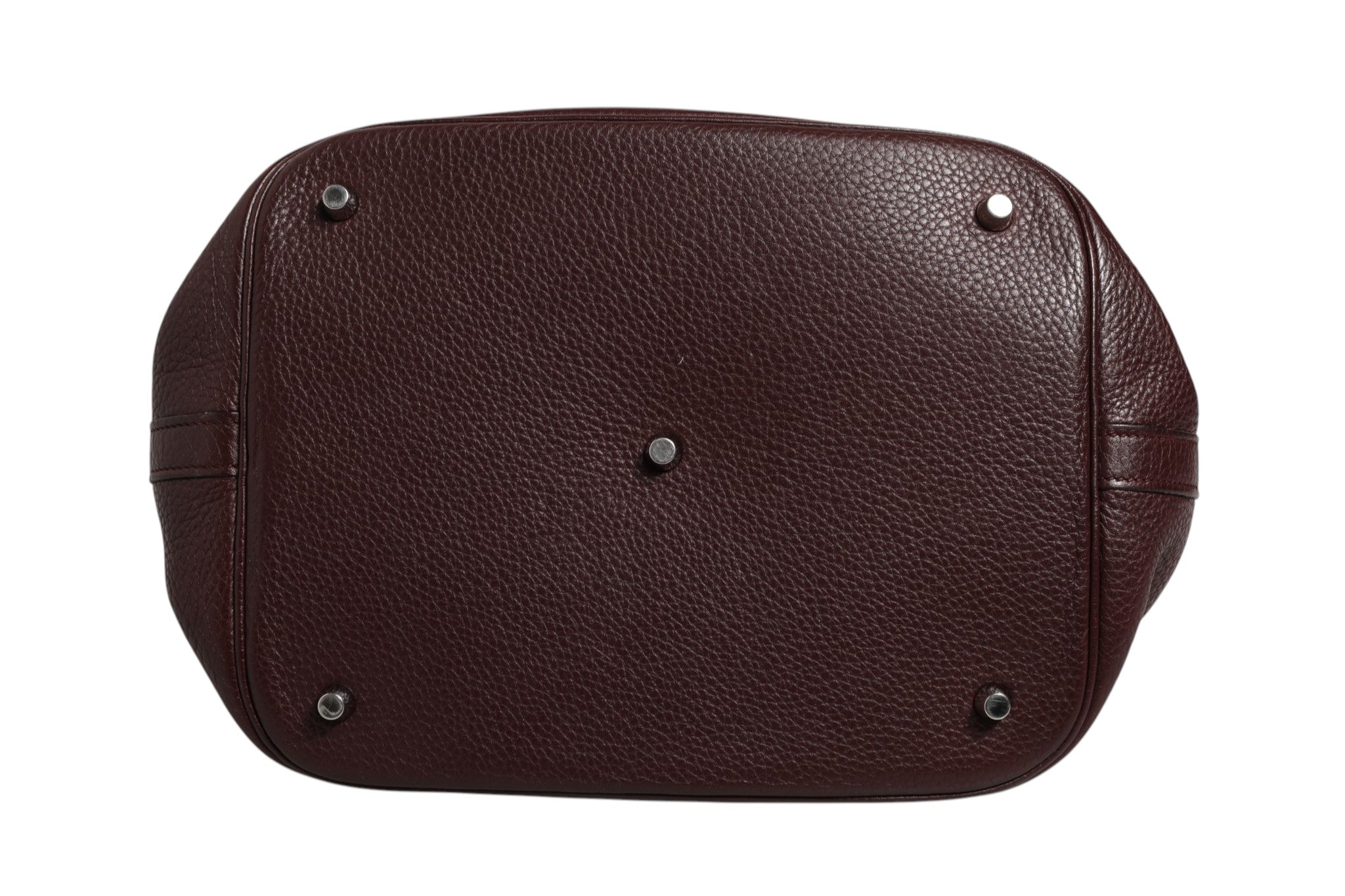Hermès Picotin Taurillon Clemence Chocolate Women's Handbag ( )